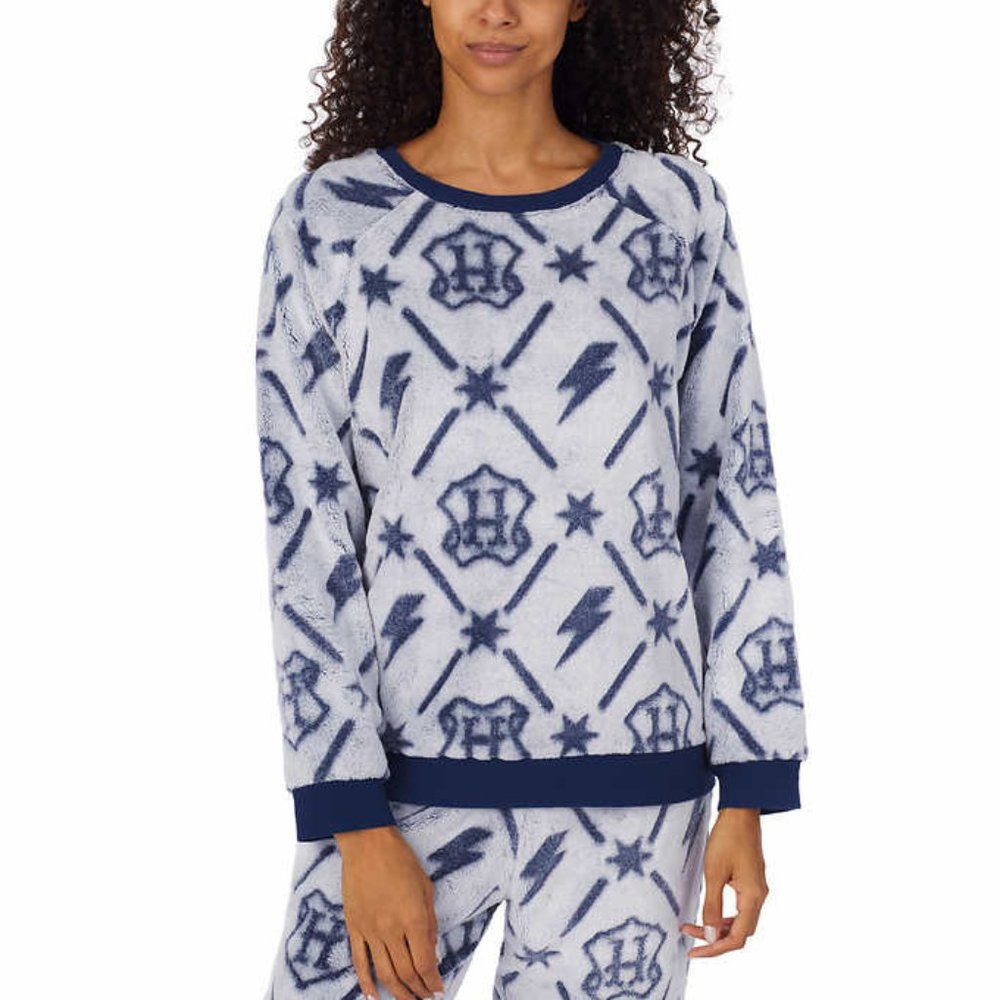New Disney Womens 2-Piece Fleece Jogger Lounge Set